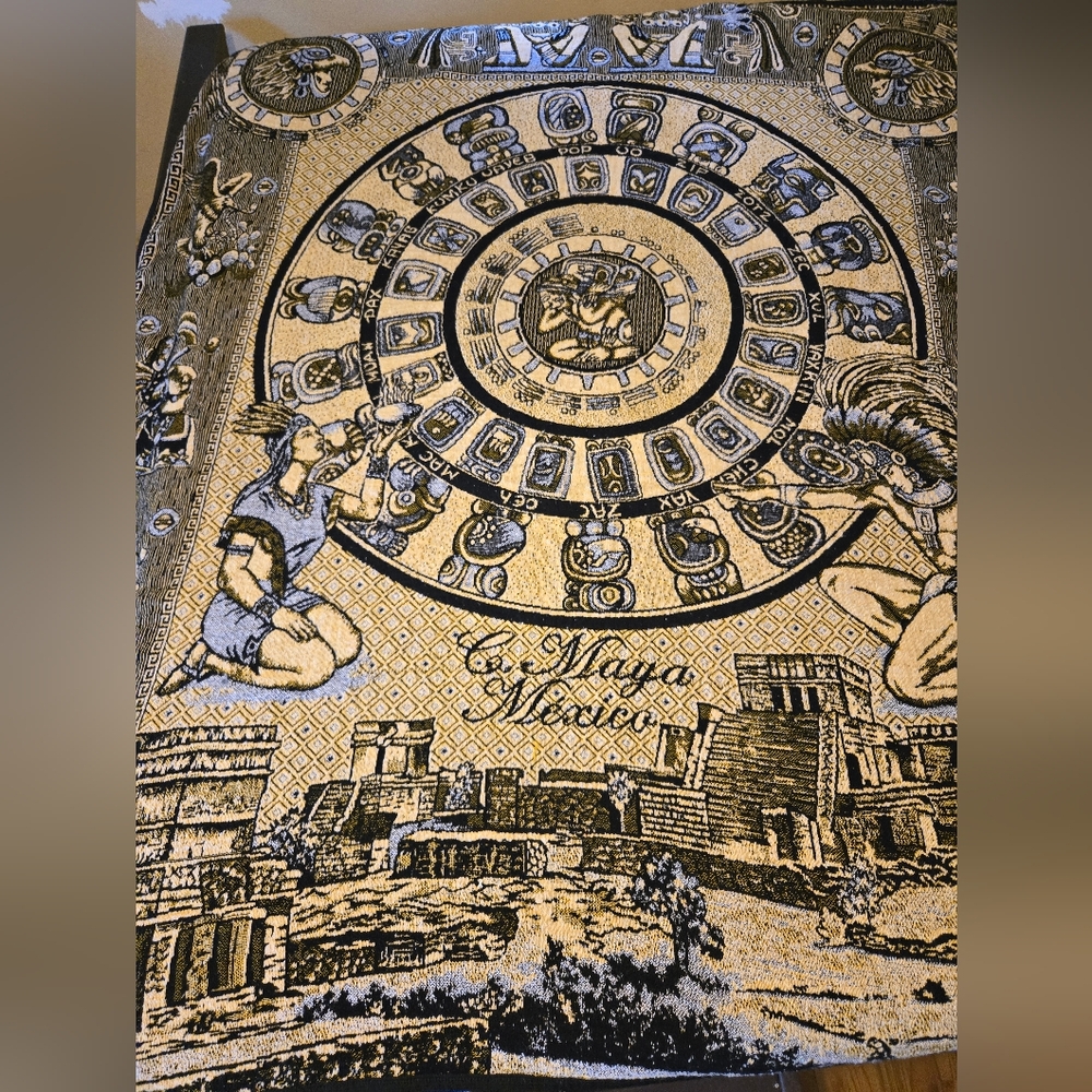 Aztec Calender Blanket